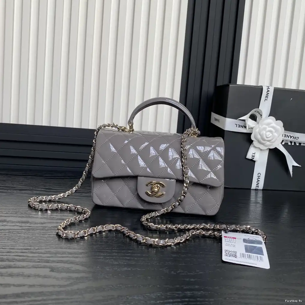 Firstbag Ru CHANEL Top With Handbag Mini CHANELassic Handle 0702